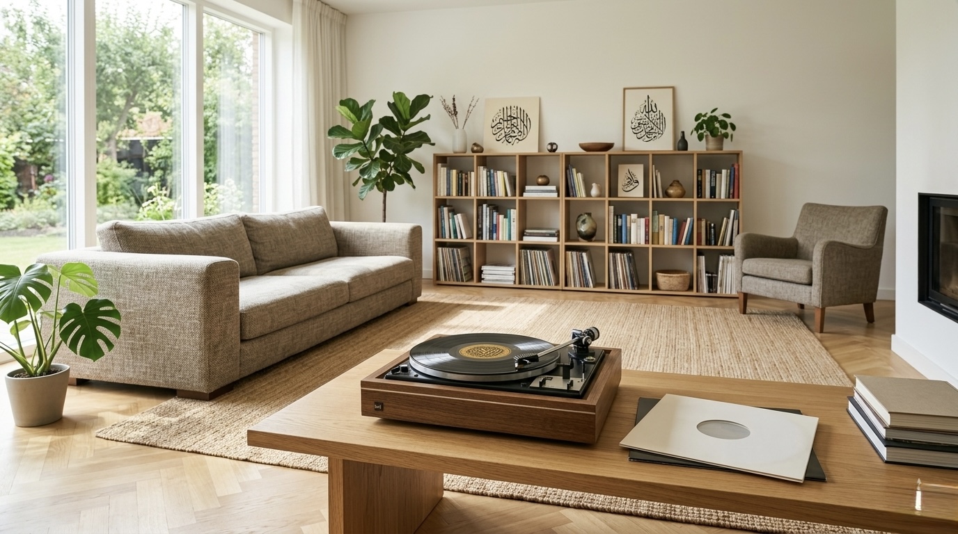 Salon familial moderne