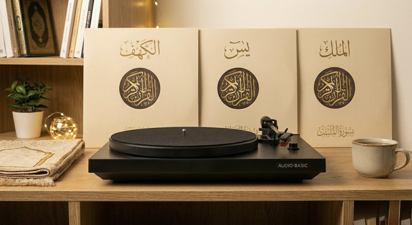 Pack initié — tourne-disque et 3 vinyles